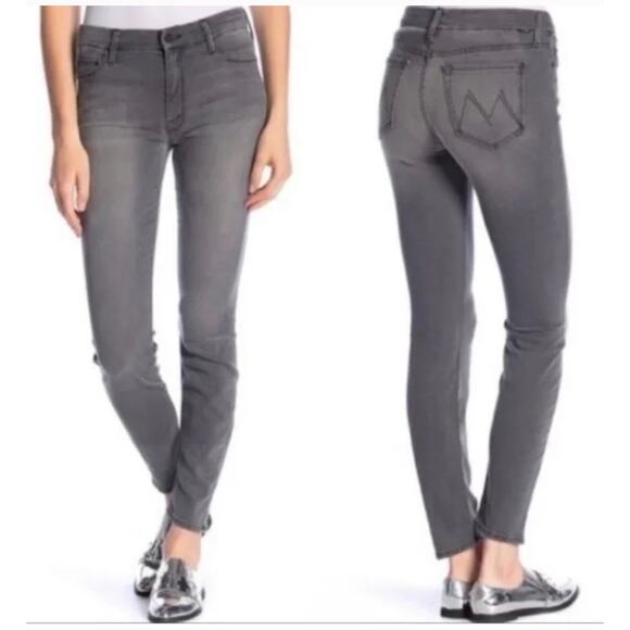Mother Denim the High Waisted Looker Makin the Grade Gray Jeans size 30 - Picture 1 of 10
